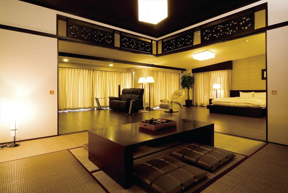 Wellness No Mori Ito_The penthouse Asian Big Suite Room. Relax in a spacious 120㎡ space.